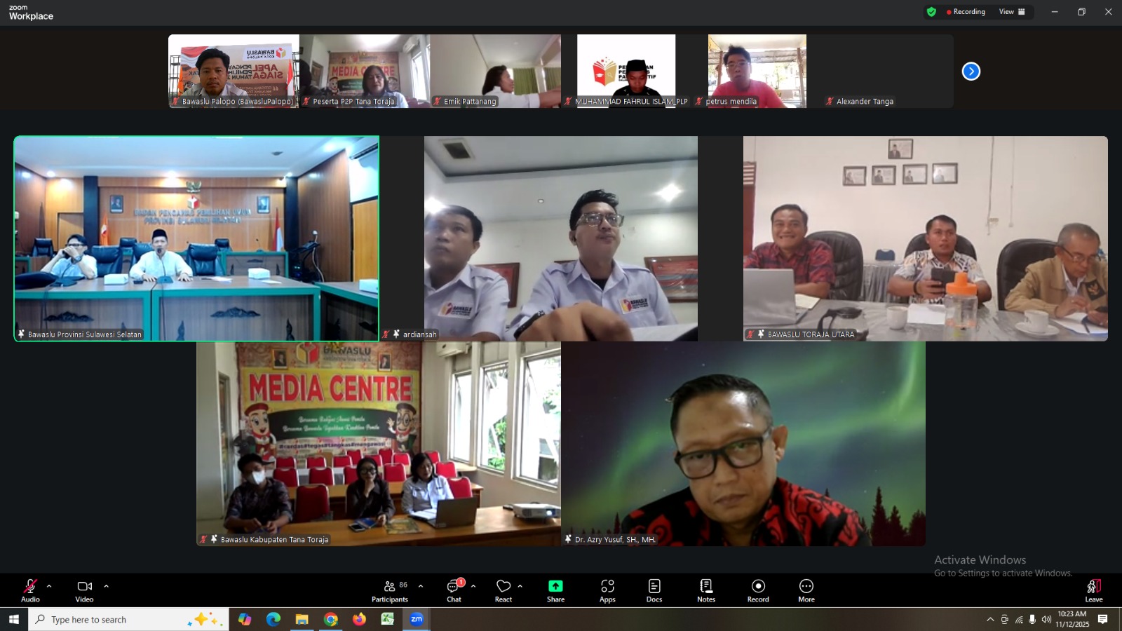 Humas bawaslu palopo