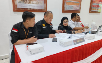 Bawaslu Prov. Sulsel bersama Bawaslu Kota Palopo saat awasi pencalonan Wakil Walikota dan Wakil Wali Kota Palopo