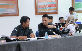 Ardiansah Indra Panca Putra (Koordiv HPPH) dan Alamsyah Pratama (STAF HPPH) Bawaslu Kota Palopo